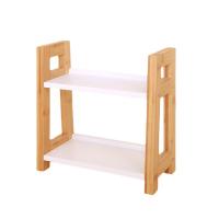 Wooden Kitchen Shelf for storage & double layer PC