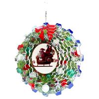 Edelstahl Windglocken-Ornamente, mehrfarbig,  Stück