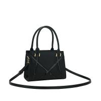 PU Leather Easy Matching Handbag large capacity & soft surface & attached with hanging strap Solid PC