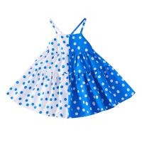 Poliestere Dívka Jednodílné šaty Stampato Dot Blu kus