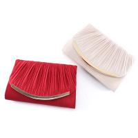 Cloth & Polyester Evening Party Clutch Bag with chain PC