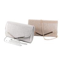 Cloth Evening Party Clutch Bag with chain Polyester Solid PC