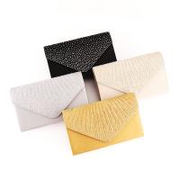 Cloth Evening Party Clutch Bag with chain & with rhinestone Polyester Solid PC