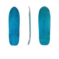 Ahorn Skateboard, schlicht gefärbt, Solide, Blau,  Stück