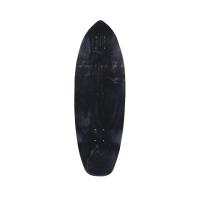 メープル スケート ボード プレーン染色 単色 黒 一つ