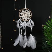 Feather & Iron Creative Dream Catcher Hanging Ornaments for home decoration white PC