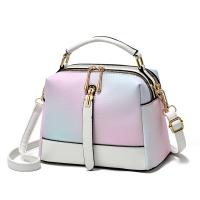 PU Leather Concise & Easy Matching Handbag attached with hanging strap gradient PC