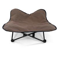 Iron & Oxford Waterproof Pet Bed & breathable brown PC
