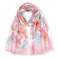 Voile Fabric Women Scarf can be use as shawl printed PC