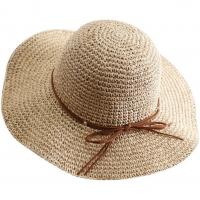Straw Easy Matching Sun Protection Straw Hat adjustable & breathable Straw Solid PC