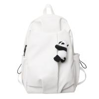 PU Leather Easy Matching Backpack with hanging ornament & large capacity PC