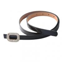 Synthetic Leather & Zinc Alloy Easy Matching Fashion Belt with rhinestone PC