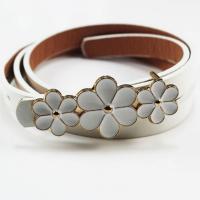 PU Leather & Zinc Alloy Easy Matching Fashion Belt floral PC