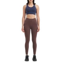 Polyamide & Spandex Quick Dry Women Yoga Pants lift the hip plain dyed Solid PC