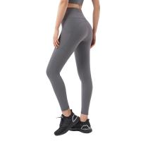 Polyamide & Spandex Women Yoga Pants lift the hip & with pocket Solid PC
