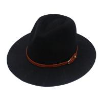Straw windproof Fedora Hat sun protection & thermal & unisex & breathable Solid PC