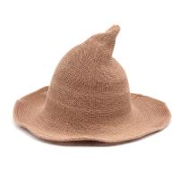 Cotton Yarn windproof Wizard Hat sun protection & thermal & for women & breathable Solid PC