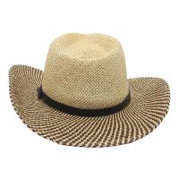 Straw windproof Sun Protection Straw Hat sun protection & unisex & breathable Solid mixed colors PC