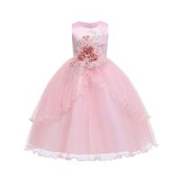 Polyester Soft & Ball Gown Girl One-piece Dress Cute floral PC