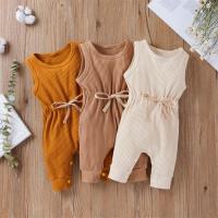 Cotton Baby Jumpsuit & unisex knitted Solid PC