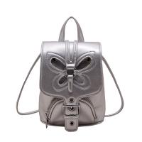 PU Leather Easy Matching Backpack butterfly pattern PC