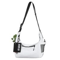 Nylon Easy Matching Crossbody Bag with hanging ornament & large capacity PC