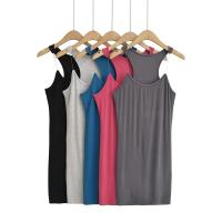 Spandex Slip Kleid, Patchwork, Solide, mehr Farben zur Auswahl,  Stück