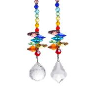 Crystal & Zinc Alloy Hanging Ornament Wall Hanging handmade multi-colored PC