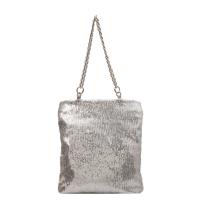PU Leather & Sequin Easy Matching Shoulder Bag large capacity PC
