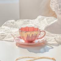 Keramiek Koffie kopjes set Schotel & Cups meer kleuren naar keuze Instellen