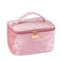 Flannelette Cosmetic Bag large capacity star pattern PC