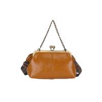 PU Leather Shell Shape & Easy Matching Handbag attached with hanging strap PC