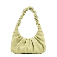 PU Leather Pleat & Easy Matching Shoulder Bag Solid PC