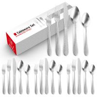410 Stainless Steel Antirust Cutlery Set twenty piece Solid Box