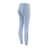 Polyamide & Spandex Quick Dry Women Yoga Pants lift the hip & with pocket Solid PC
