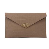 Felt Envelope Clutch Bag soft surface Stone Grain PC