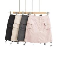 Coton Jupe de hanche de paquet Solide plus de couleurs pour le choix pièce