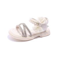 Microfiber PU Synthetic Leather & Rubber velcro Girl Sandals & breathable Pair