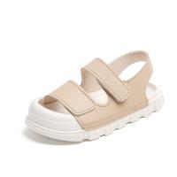 Rubber & Synthetic Leather velcro Girl Sandals & breathable Solid PC