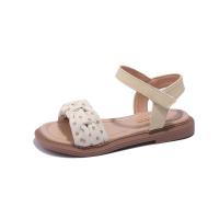 Rubber & Synthetic Leather velcro Girl Sandals & breathable Pair