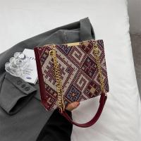 Canvas Shoulder Bag with chain & soft surface PC