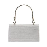 Polyester Easy Matching Clutch Bag with chain Metal silver PC