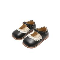Microfiber PU Synthetic Leather & Rubber & PU Leather velcro Girl Kids Shoes Solid Pair