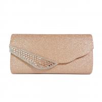 Polyester Envelope & Easy Matching Clutch Bag with chain & with rhinestone PC