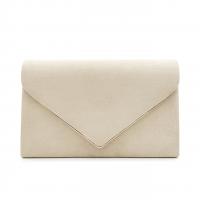 Suede Envelope & Easy Matching Clutch Bag with chain Solid PC