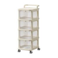 Polypropylene-PP Shelf for storage & with pulley white PC