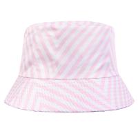 Polyester Concise & Outdoor Bucket Hat sun protection & unisex printed striped : PC