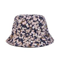 Polyester Concise Bucket Hat sun protection printed floral : PC