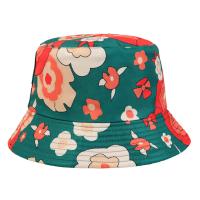 Polyester Easy Matching Bucket Hat sun protection printed floral PC