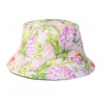 Polyester Outdoor Bucket Hat sun protection printed floral : PC
